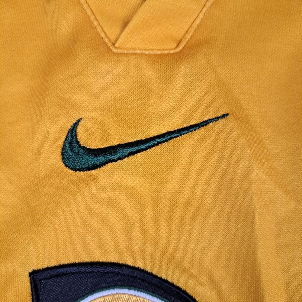Nike LA Galaxy Soccer Jersey Mens L Yellow MLS - Picture 5 of 11